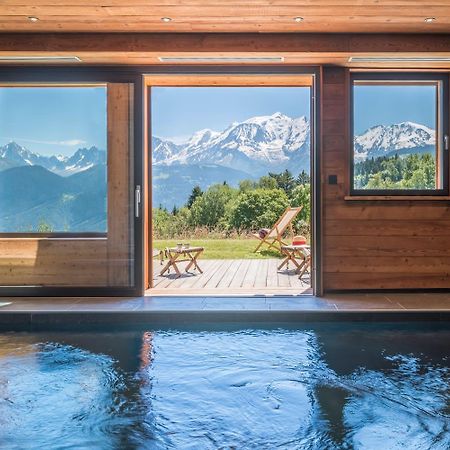 Chalet Les Granges I Luxe I Piscine & Sauna I Salle Cinema Villa Combloux Exterior photo