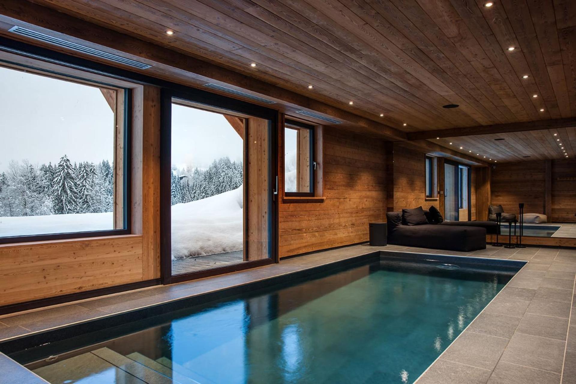 Chalet Les Granges I Luxe I Piscine & Sauna I Salle Cinema Villa Combloux Exterior photo